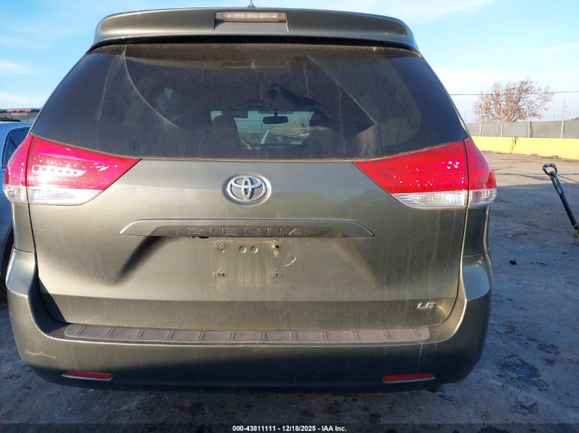 2011 Toyota Sienna Le V6 VIN: 5TDKK3DC9BS145272 Lot: 43811111