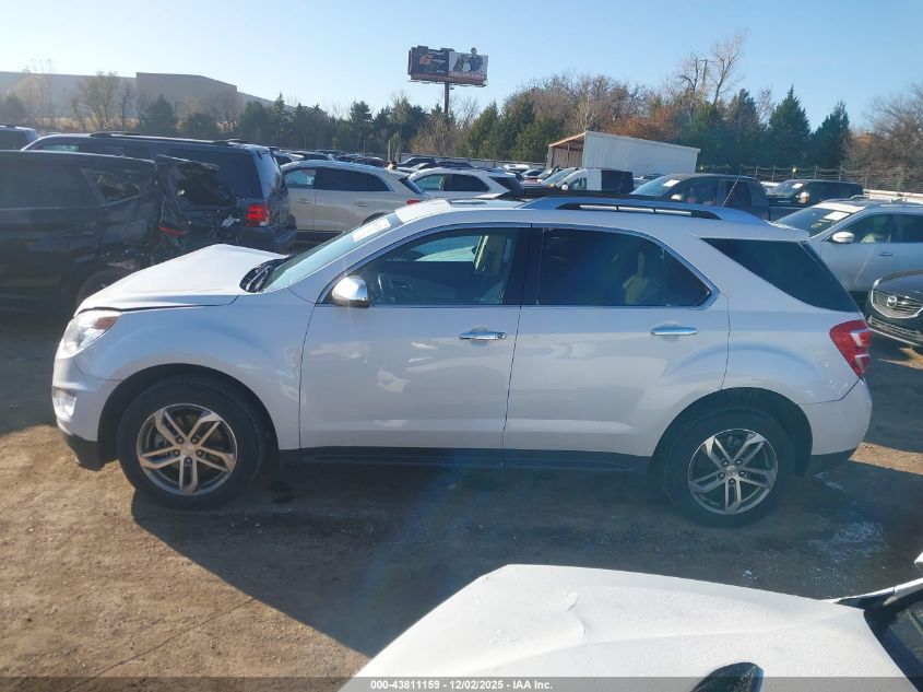 2016 Chevrolet Equinox Ltz VIN: 2GNALDEK3G6289431 Lot: 43811159