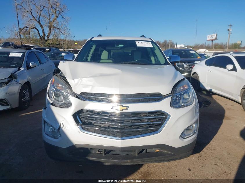 2016 Chevrolet Equinox Ltz VIN: 2GNALDEK3G6289431 Lot: 43811159