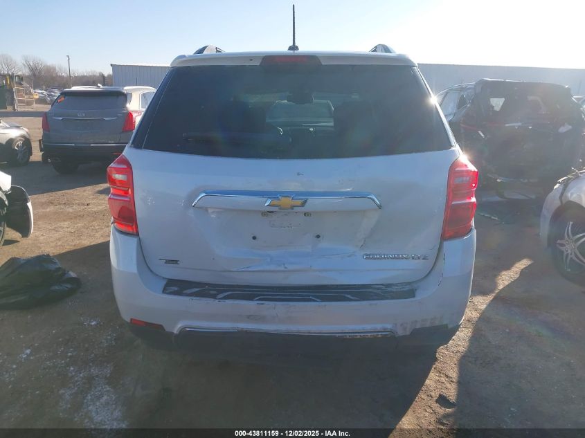 2016 Chevrolet Equinox Ltz VIN: 2GNALDEK3G6289431 Lot: 43811159