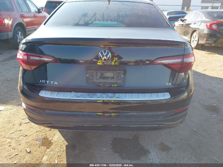2022 Volkswagen Jetta 1.5T Se VIN: 3VW7M7BU0NM024411 Lot: 43811194