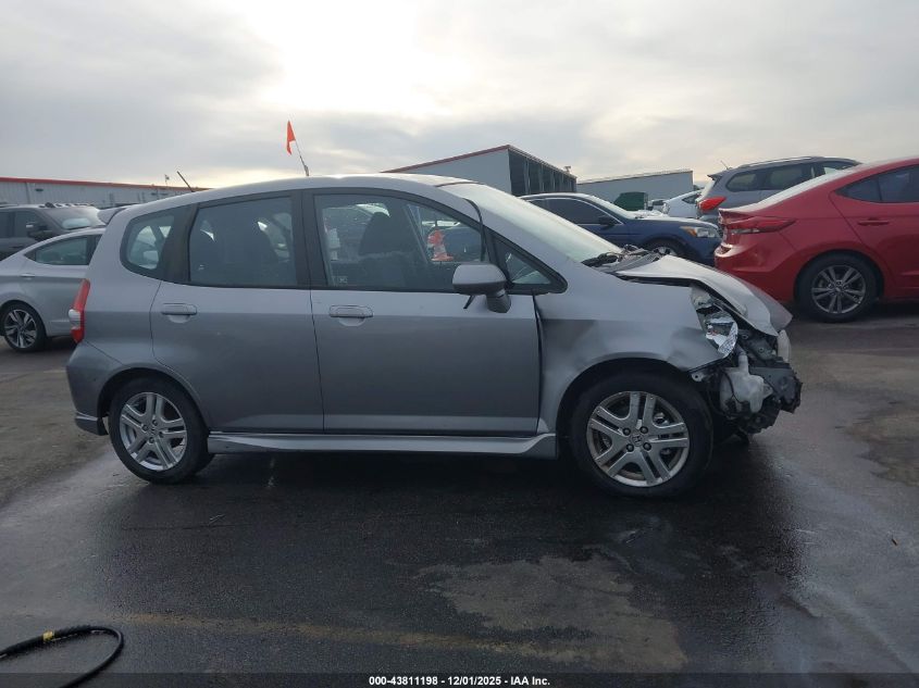 2007 Honda Fit Sport VIN: JHMGD386X7S031976 Lot: 43811198