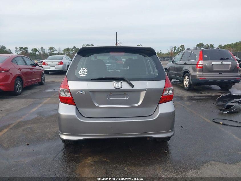 2007 Honda Fit Sport VIN: JHMGD386X7S031976 Lot: 43811198