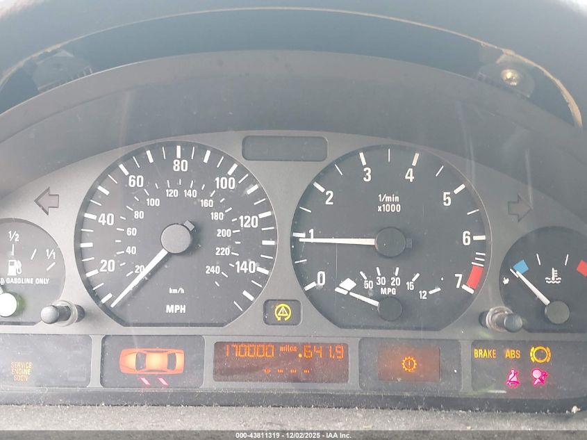 2002 BMW 325Xit VIN: WBAEP33422PF01368 Lot: 43811319