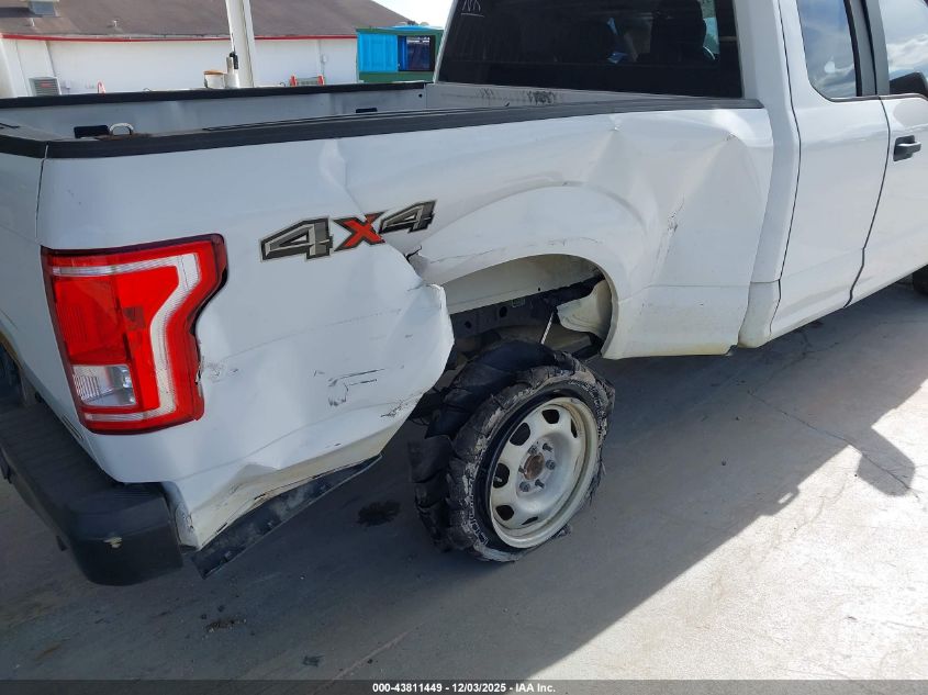 2016 Ford F-150 Xl VIN: 1FTFX1EF3GKD18329 Lot: 43811449