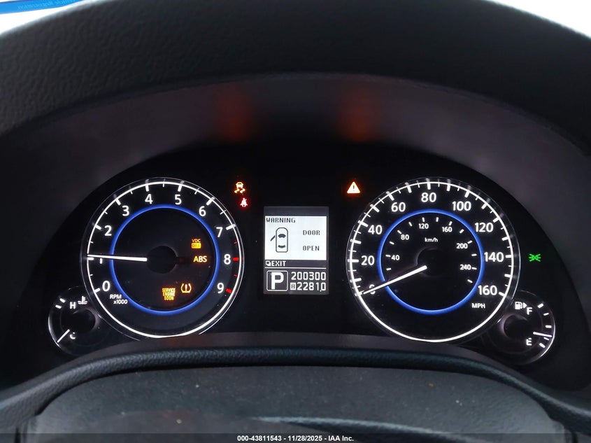 2010 Infiniti G37X VIN: JN1CV6EL8AM151525 Lot: 43811543