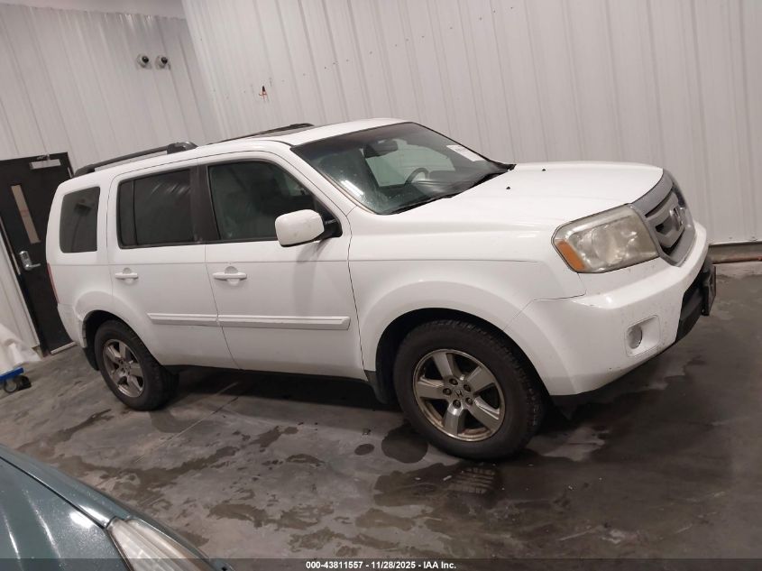 2010 Honda Pilot Ex-L VIN: 5FNYF4H64AB009403 Lot: 43811557