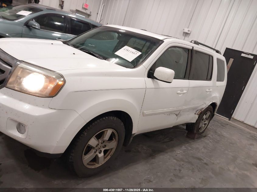 2010 Honda Pilot Ex-L VIN: 5FNYF4H64AB009403 Lot: 43811557