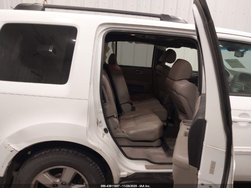 2010 Honda Pilot Ex-L VIN: 5FNYF4H64AB009403 Lot: 43811557