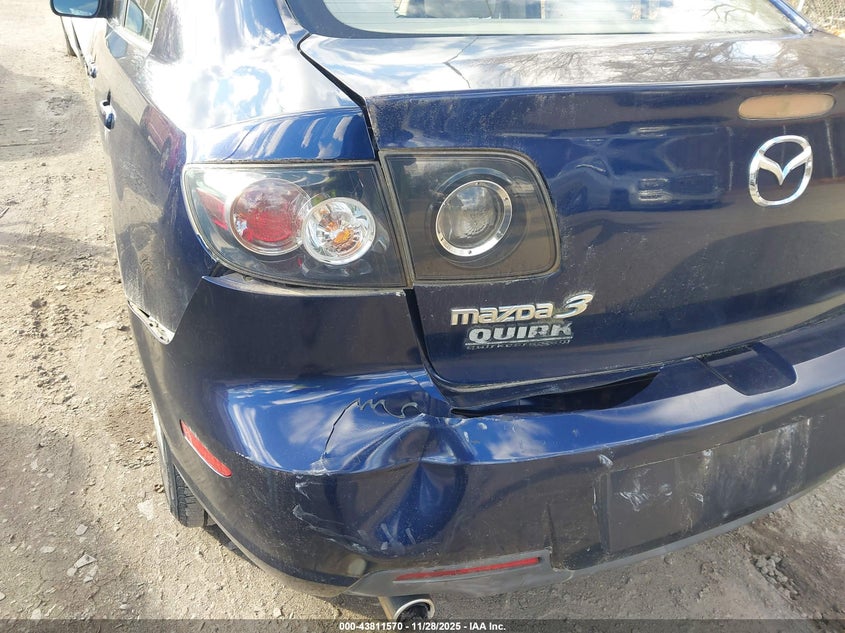 2008 Mazda Mazda3 I Sport VIN: JM1BK32G081154423 Lot: 43811570