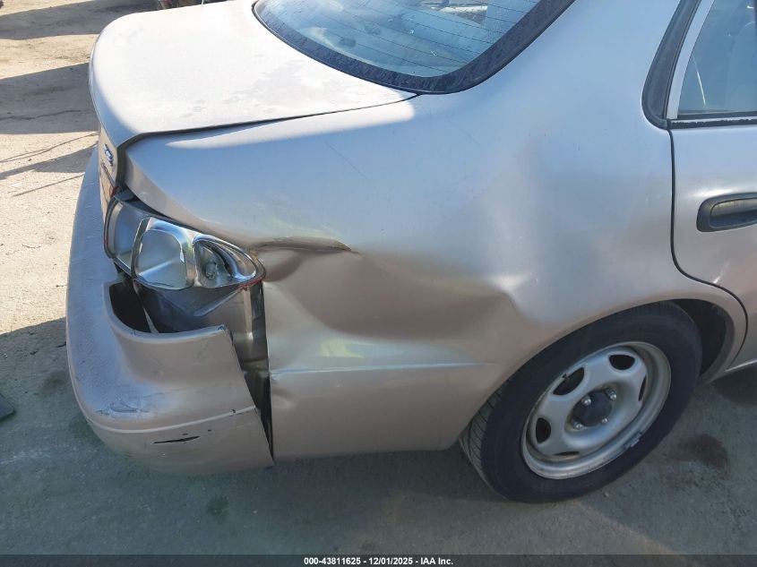 2002 Toyota Corolla Ce VIN: 1NXBR12E32Z593261 Lot: 43811625