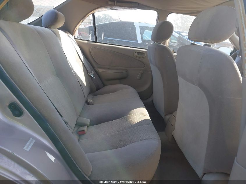 2002 Toyota Corolla Ce VIN: 1NXBR12E32Z593261 Lot: 43811625