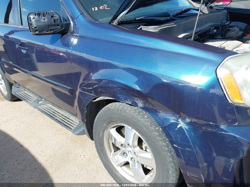 2009 Honda Pilot Ex VIN: 5FNYF38439B015892 Lot: 43811655