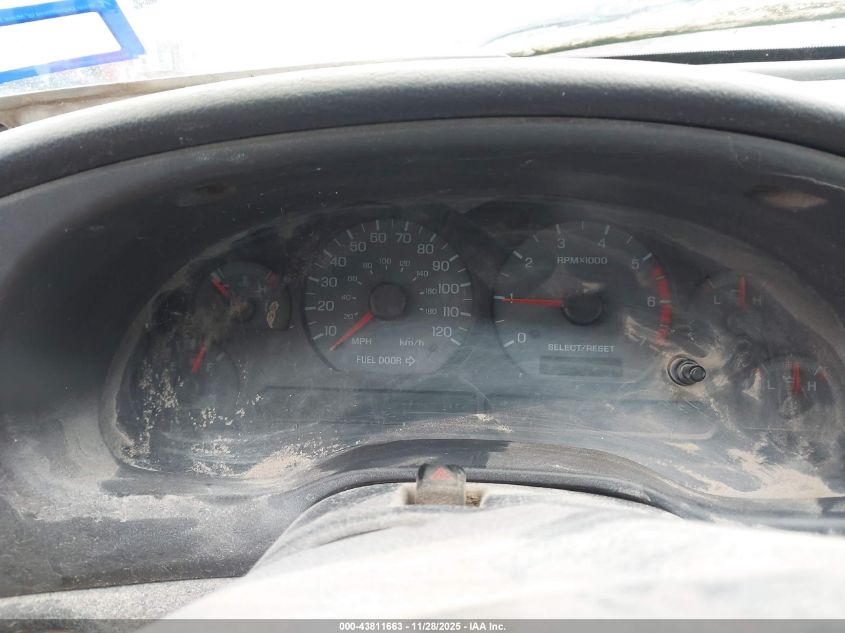 2001 Ford Mustang VIN: 1FAFP44421F192293 Lot: 43811663