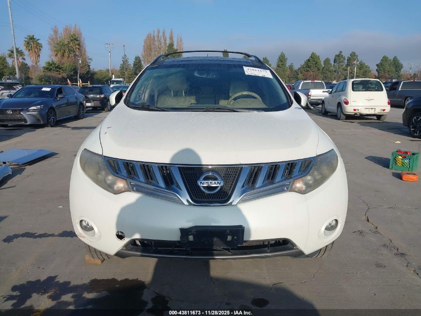 2010 Nissan Murano Le VIN: JN8AZ1MW8AW125314 Lot: 43811673