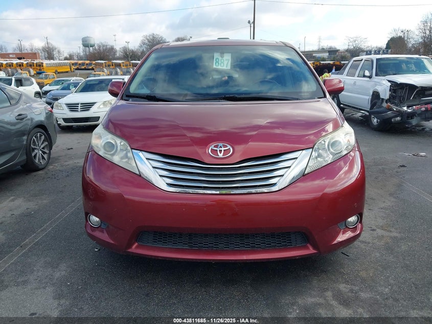 2011 Toyota Sienna Limited VIN: 5TDDK3DC4BS019118 Lot: 43811685