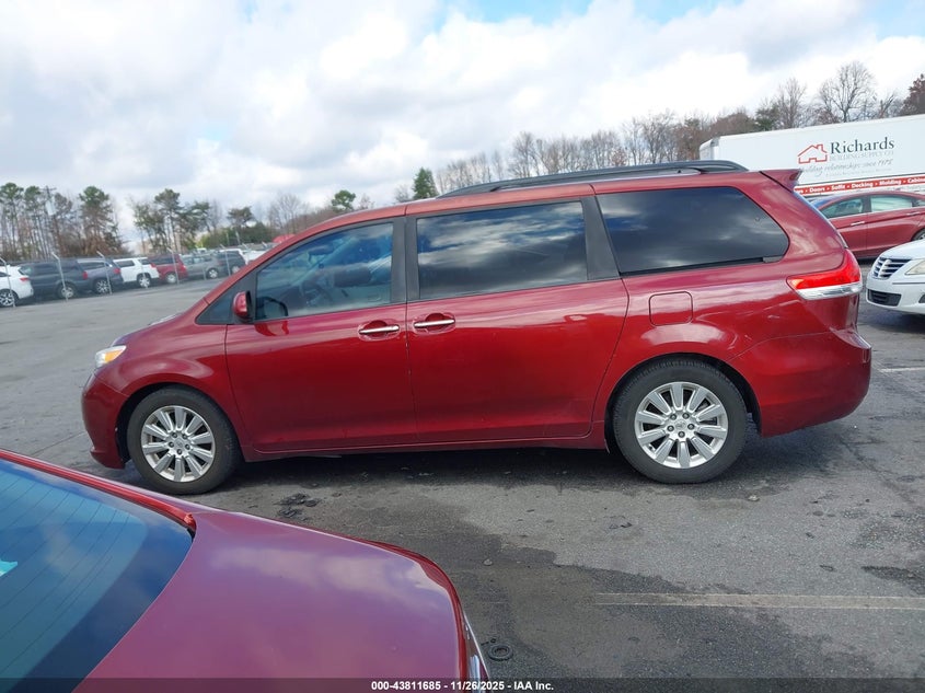 2011 Toyota Sienna Limited VIN: 5TDDK3DC4BS019118 Lot: 43811685