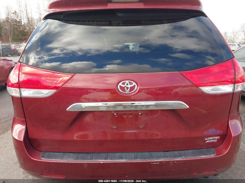 2011 Toyota Sienna Limited VIN: 5TDDK3DC4BS019118 Lot: 43811685