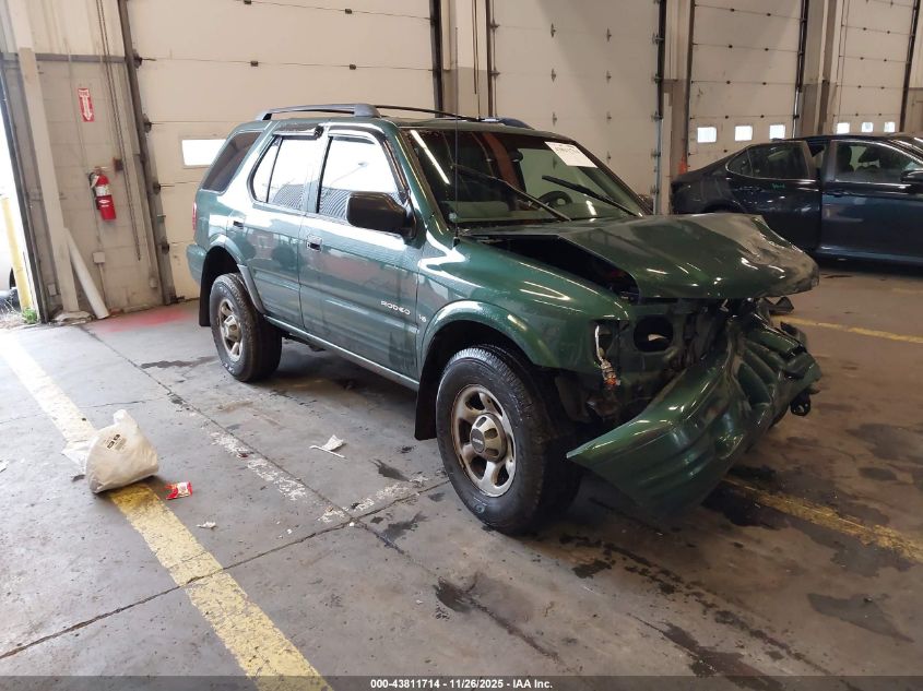 2001 Isuzu Rodeo Ls 3.2L/Ls 3.2L V6/Lse 3.2L V6/S/S 3.2L V6
