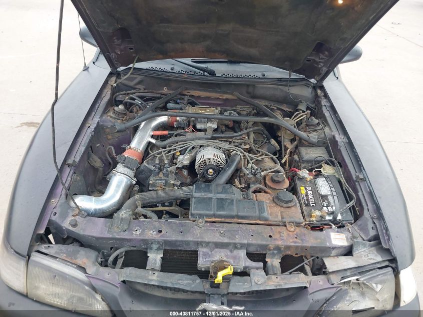 1996 Ford Mustang Gt VIN: 1FALP42XXTF127789 Lot: 43811757