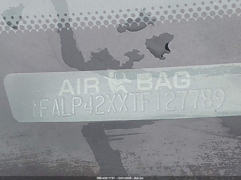 1996 Ford Mustang Gt VIN: 1FALP42XXTF127789 Lot: 43811757