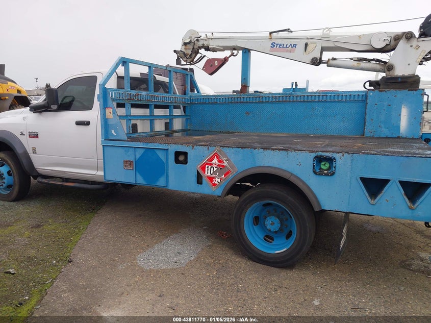 2012 Ram 5500 Chassis St/Slt VIN: 3C7WDNBL4CG252730 Lot: 43811770