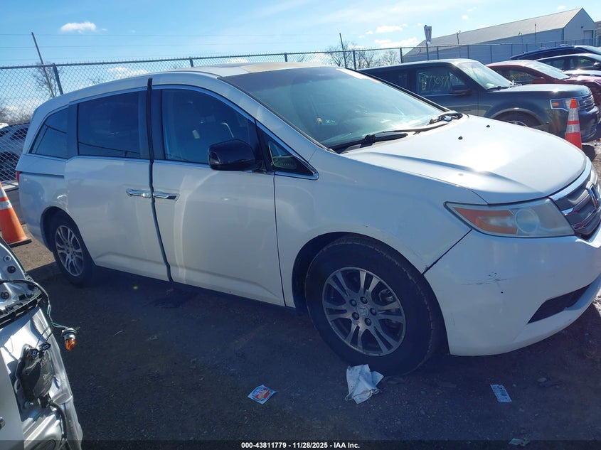 2011 Honda Odyssey Ex-L VIN: 5FNRL5H69BB037458 Lot: 43811779