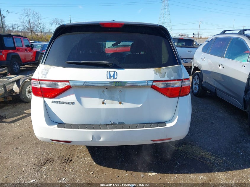 2011 Honda Odyssey Ex-L VIN: 5FNRL5H69BB037458 Lot: 43811779