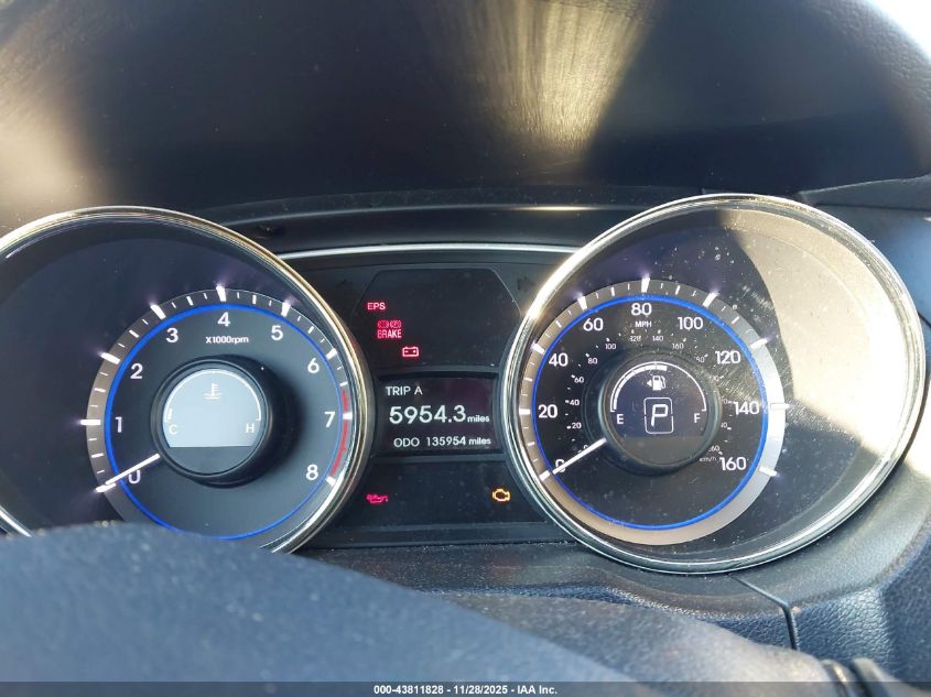 2013 Hyundai Sonata Gls VIN: 5NPEB4AC2DH639649 Lot: 43811828