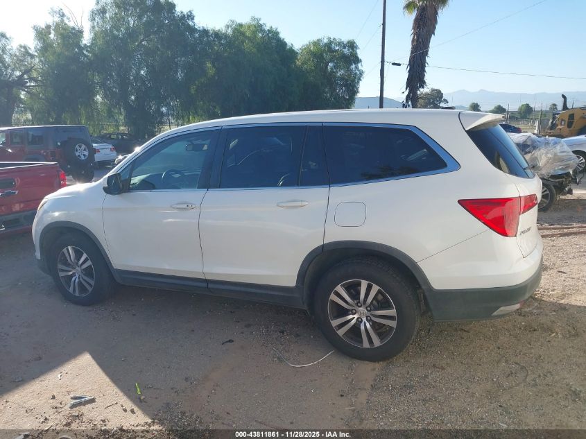 2017 Honda Pilot Ex-L VIN: 5FNYF5H52HB045498 Lot: 43811861