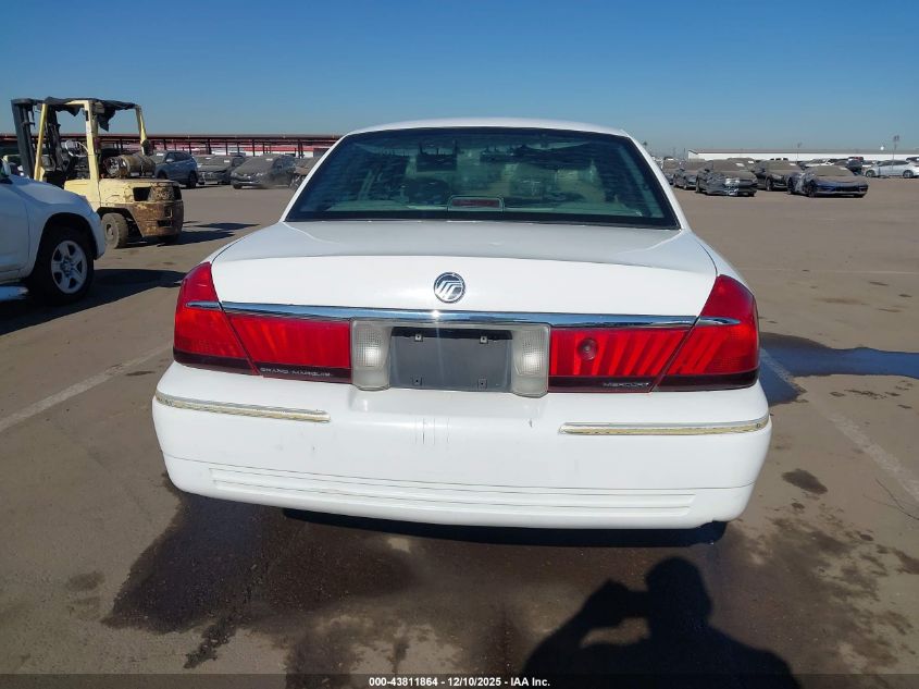 1999 Mercury Grand Marquis Ls VIN: 2MEFM75W9XX681192 Lot: 43811864