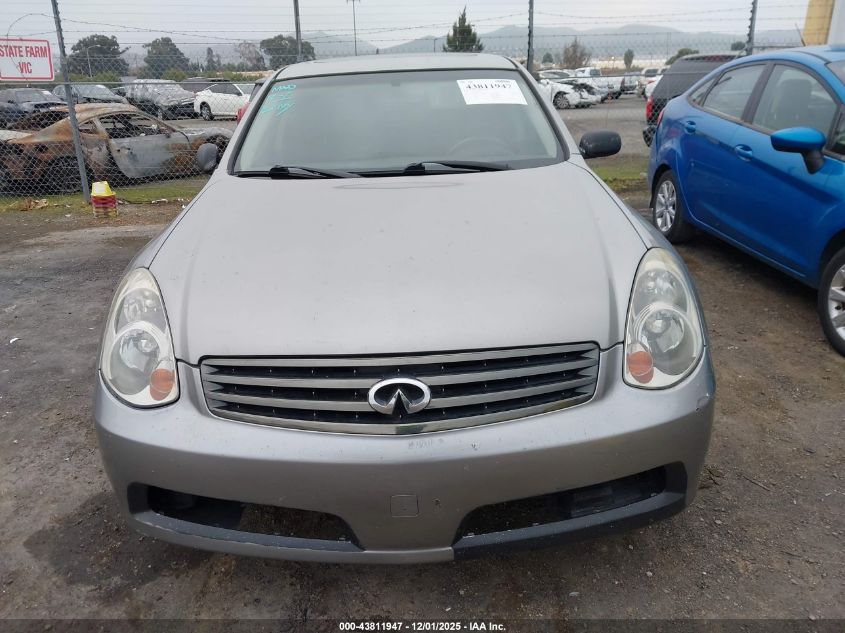 2005 Infiniti G35 VIN: JNKCV51E35M215652 Lot: 43811947