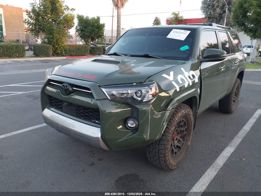 JTERU5JR8N6039635 2022 TOYOTA 4RUNNER photo no. 2