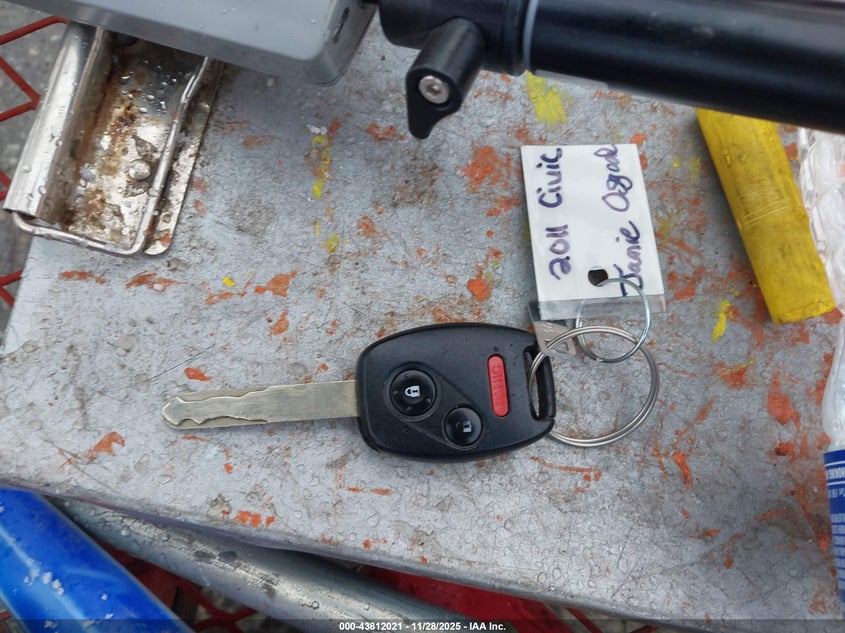 2011 Honda Civic Lx VIN: 2HGFA1F58BH541345 Lot: 43812021