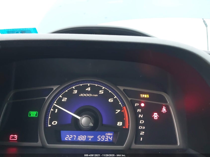 2011 Honda Civic Lx VIN: 2HGFA1F58BH541345 Lot: 43812021