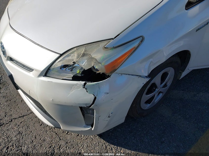 2014 Toyota Prius Four VIN: JTDKN3DU1E0392924 Lot: 43812151