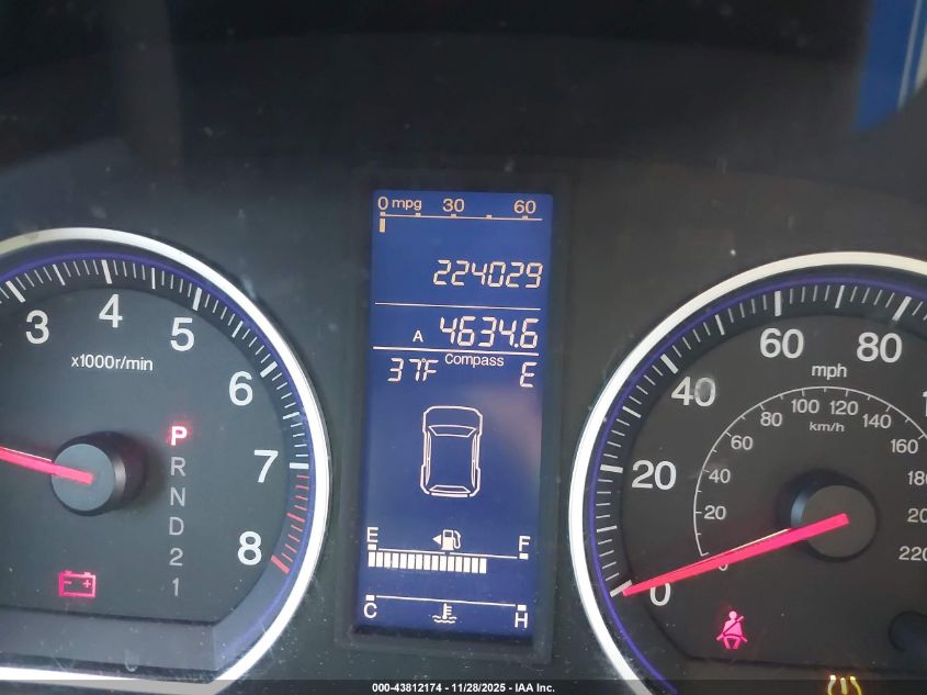 2010 Honda Cr-V Ex VIN: 5J6RE4H52AL047573 Lot: 43812174