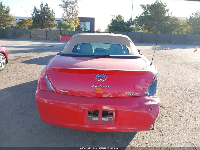 2006 Toyota Camry Solara Sle VIN: 4T1FA38P16U068007 Lot: 43812181