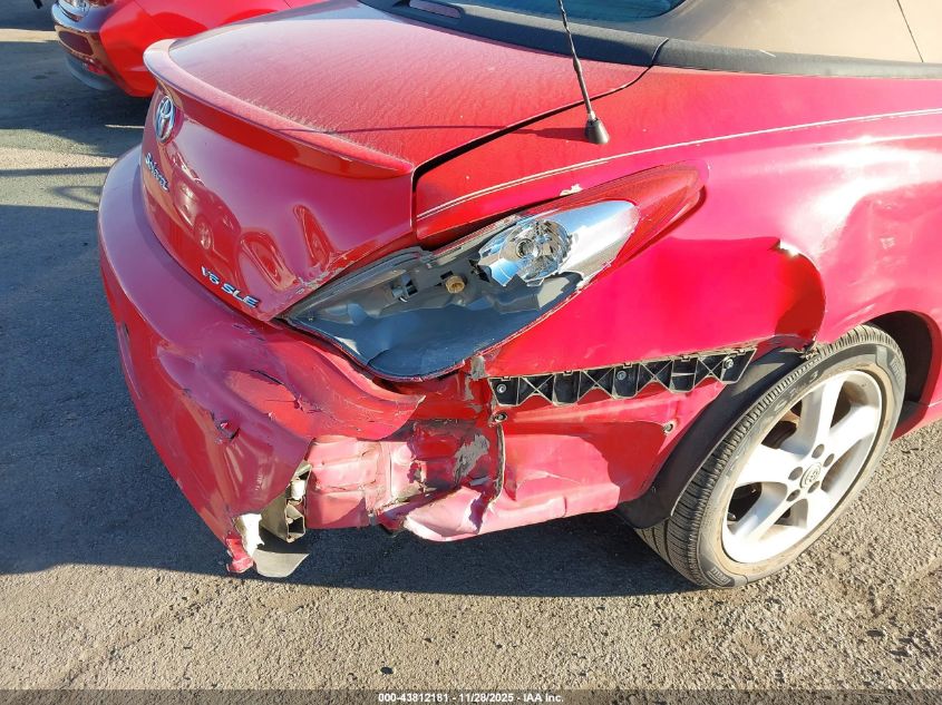 2006 Toyota Camry Solara Sle VIN: 4T1FA38P16U068007 Lot: 43812181