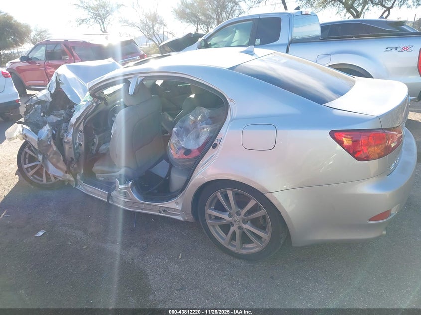 2007 Lexus Is 250 VIN: JTHBK262372039430 Lot: 43812220