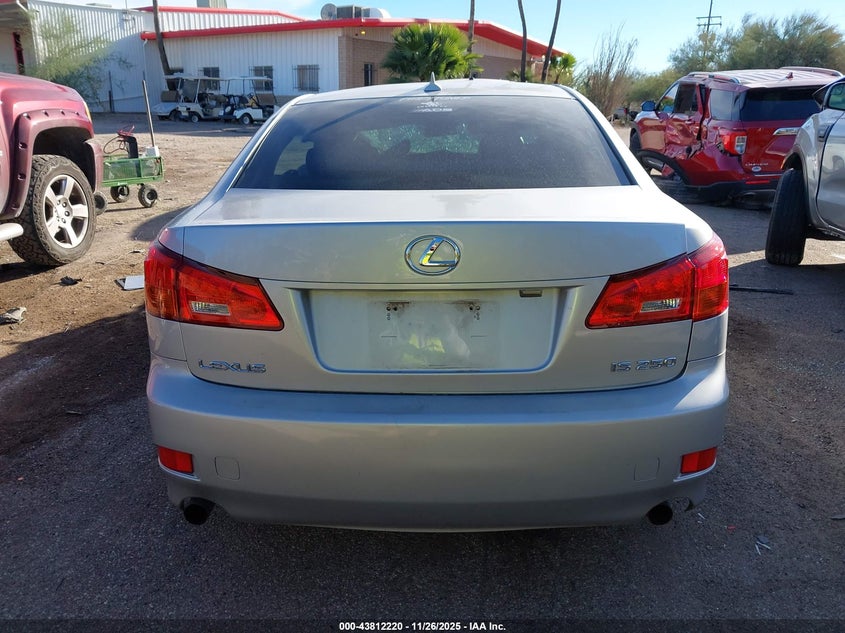 2007 Lexus Is 250 VIN: JTHBK262372039430 Lot: 43812220