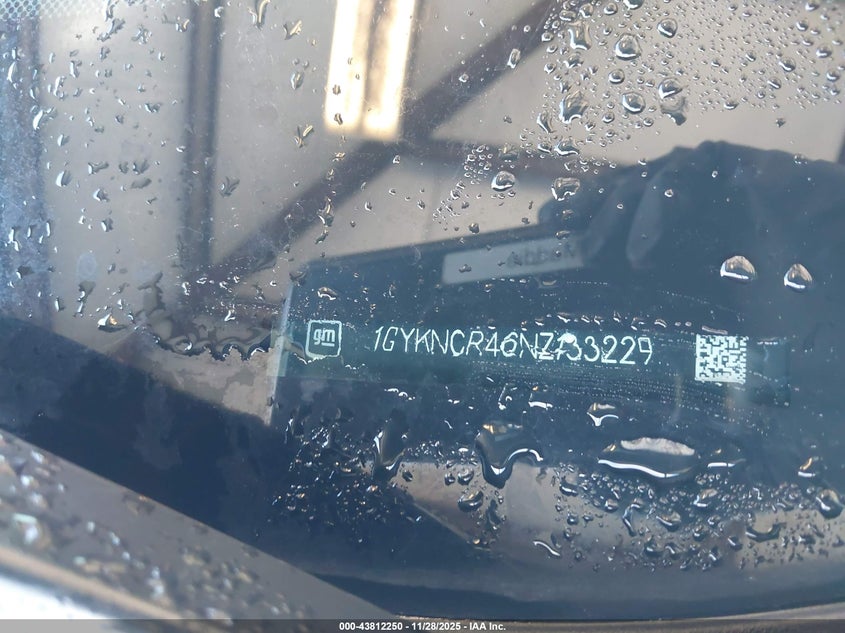 2022 Cadillac Xt5 Awd Premium Luxury VIN: 1GYKNDR49NZ133229 Lot: 43812250