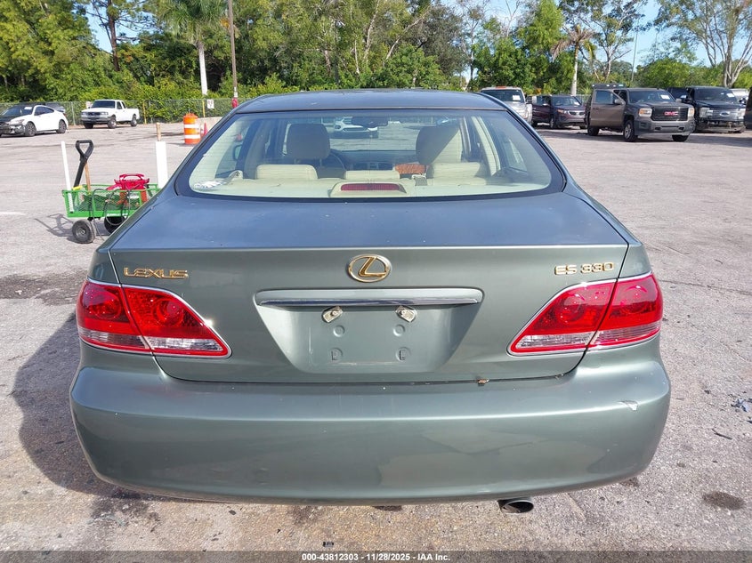 2006 Lexus Es 330 VIN: JTHBA30G265162212 Lot: 43812303