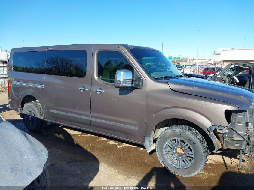 2013 Nissan Nv Passenger Nv3500 Hd Sl V8 VIN: 5BZAF0AA3DN201085 Lot: 43812308