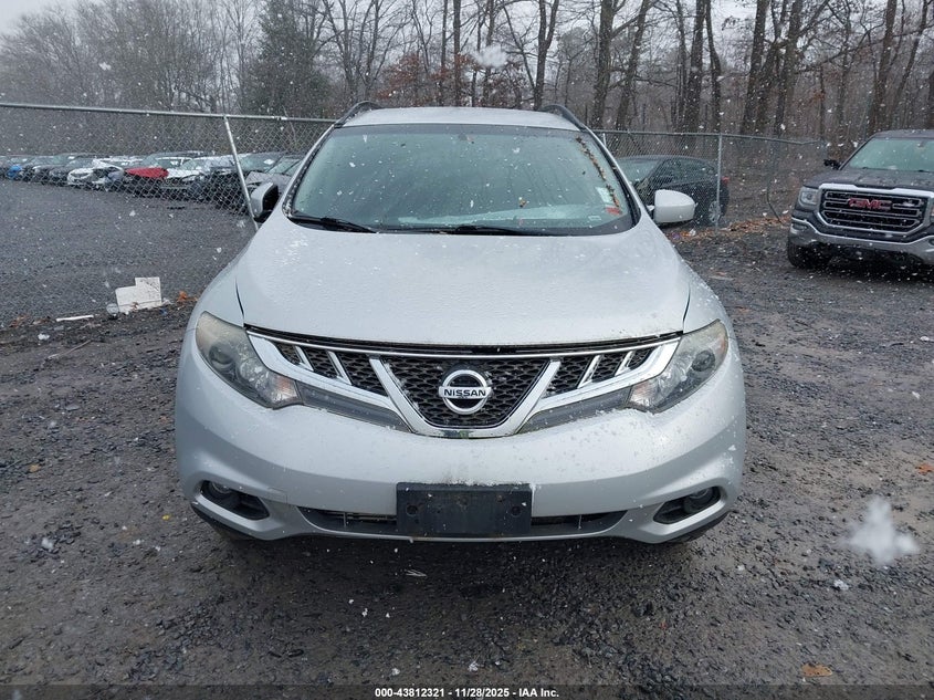 2014 Nissan Murano Sv VIN: JN8AZ1MW4EW529636 Lot: 43812321