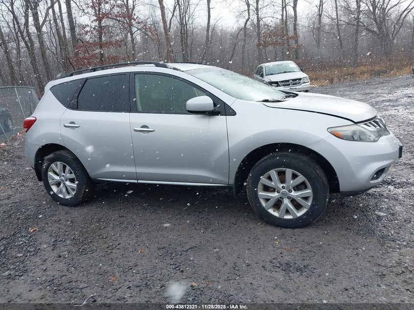 2014 Nissan Murano Sv VIN: JN8AZ1MW4EW529636 Lot: 43812321