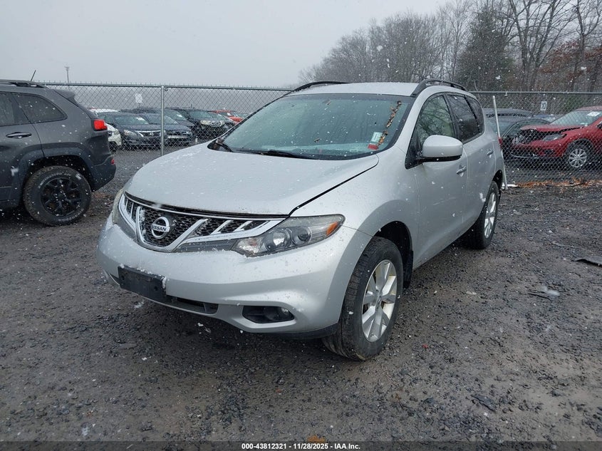 2014 Nissan Murano Sv VIN: JN8AZ1MW4EW529636 Lot: 43812321
