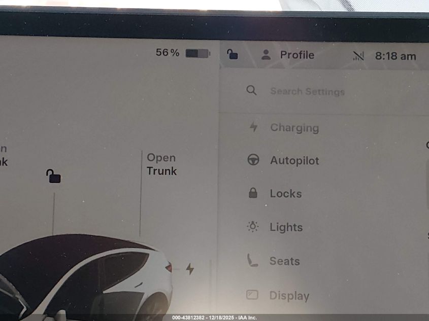 2023 Tesla Model Y Awd/Long Range Dual Motor All-Wheel Drive VIN: 7SAYGDEE6PF600353 Lot: 43812382