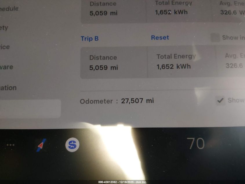 2023 Tesla Model Y Awd/Long Range Dual Motor All-Wheel Drive VIN: 7SAYGDEE6PF600353 Lot: 43812382