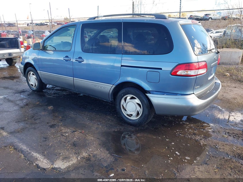 4T3ZF13C81U382423 2001 TOYOTA SIENNA photo no. 3